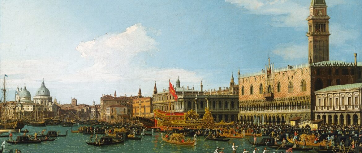 La Venezia di Canaletto en La Festa de la Sensa el Bucintoro