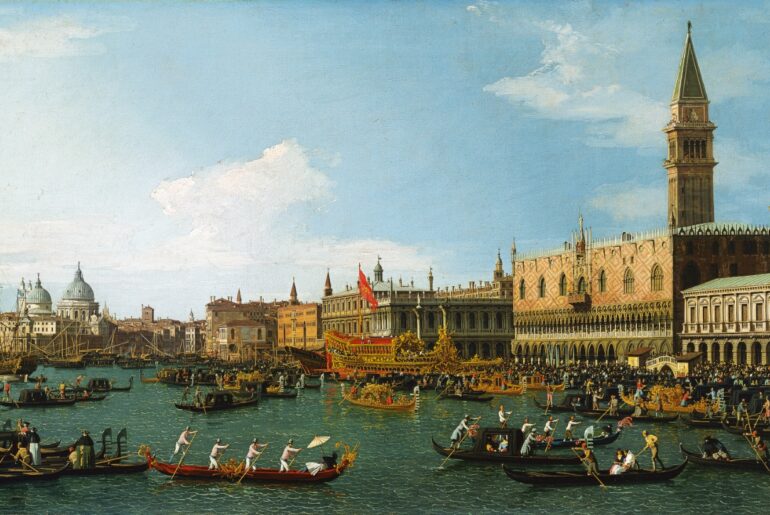 La Venezia di Canaletto en La Festa de la Sensa el Bucintoro