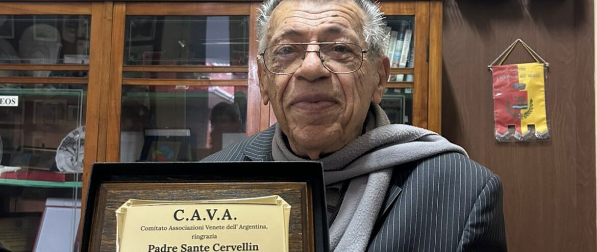 El Padre Sante Cervellin culmina su etapa al frente de VOCE D’ITALIA